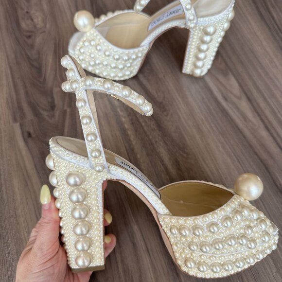 Jimmy Choo Sacaria Platform 120 in Size 34 - Picture 7 of 16